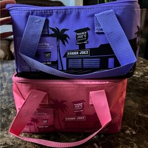 trader joe mini insulated tote bag